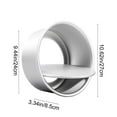 thumbnail image 3 of Daiosportswear Round Baking Pan,Cake Baking Tool,Aluminum Alloy 4/6/8/10Inch 10.2x3.4in,Detachable Bottom Easy Clean,for Home/Commercial Baking/Chiffon/Sponge Cake/Novices, 3 of 9