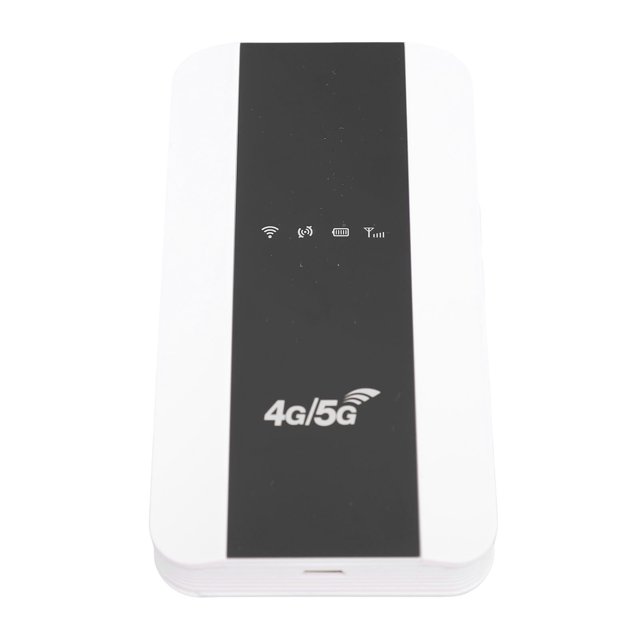 4G/5G WiFi Hotspot, Unlocked USB WiFi Modem with SIM Card Slot, Portable Travel Router for Smartphone Tablet Laptop, Supports 150Mbps, 10 Device