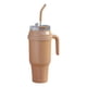 thumbnail image 2 of Termo para Agua y Café de Viaje 1.4 L de Acero Inoxidable con Doble Pared Térmica, Tapa Antiderrames y Popote, Mantiene Bebidas Calientes Hasta 9 Horas y Frías 12 Horas, Taza con Agarradera, 2 of 9