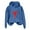Blue, variant on Lobster Sweatshirts Women Oversized Graphic Y2k Crewneck Long Sleeve Drop Shoulder Shirts Top Vintage Jacket Pullover Tops (Black,Large)