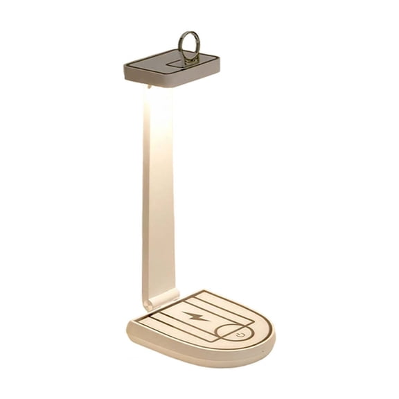 Kieccall 15W Basketball LED Desk Lamp with Wireless Charger, Multi-Functional Sports Table Lamp with Cable