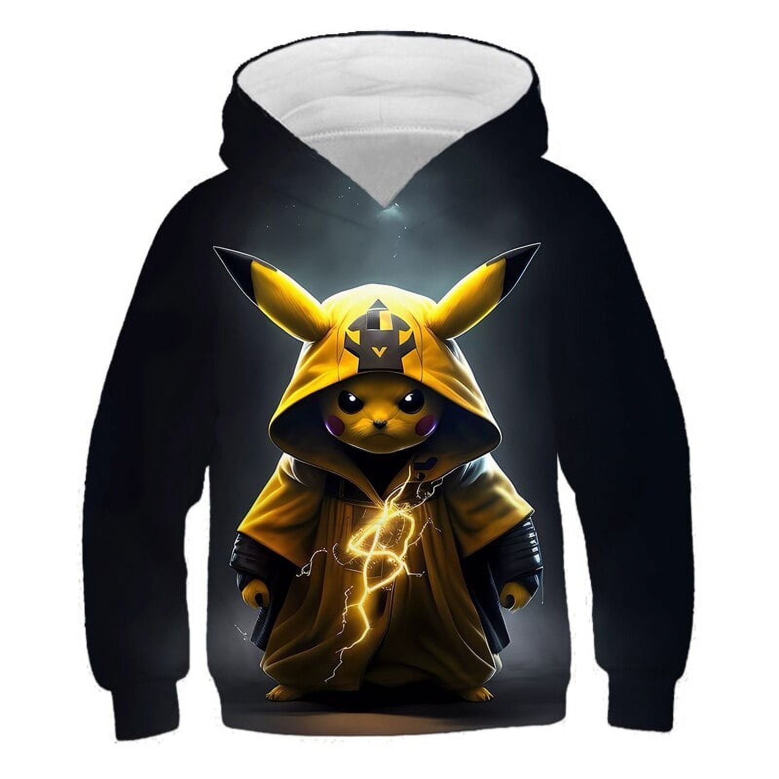 Cute Pikachu Kids Clothes Cartoon Pokemon Hoodies Pullovers Children Boys Girls Sweatshirts Baby Coats Children s Clothing Tops Walmart