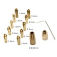 thumbnail image 5 of enqiretly Ensemble de Colliers en Laiton 0.5-3.2mm Support de Perceuse Électrique Rotatif Kit de Perceuse, 5 of 5