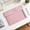 Pink, variant on Piano Key Design Expanding File Folder, Snap Button Plastic Document Bag for Office School, A4 Size Paper Organizer