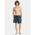 thumbnail image 3 of No Boundaries Elastic Waist Swim Shorts, 6" Inseam, Men's & Big Men's, 3 of 5