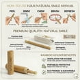 thumbnail image 4 of Miswak 2 unidades con soporte de bambú DZ Natural Smile, 4 of 9