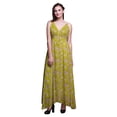 thumbnail image 1 of Bimba Robe de Plage Bohème Longue Sans Manches à Bretelles Imprimée Florale pour Femme - X-Grand, 1 of 1