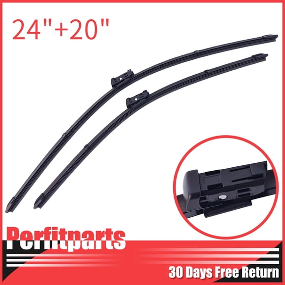 DAMAIJOY 2pcs Windshield Window Wiper Blade Set Assembly Front Side 24" & 20" for BMW for X5 2011-2013 for X6 2012-2014 3397007296