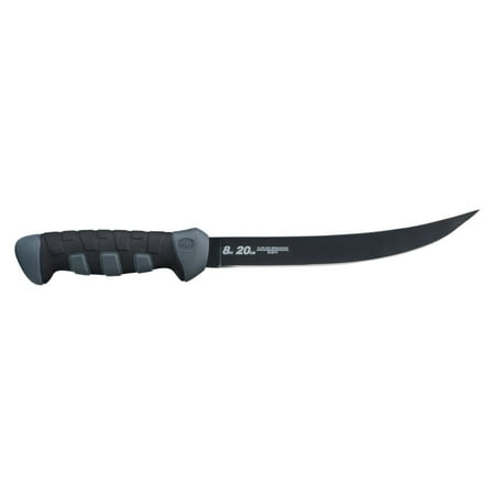 UPC: 0031324166349 | PENN Fillet Knife – 8 Inch Curved Breaking (Black/Gray)