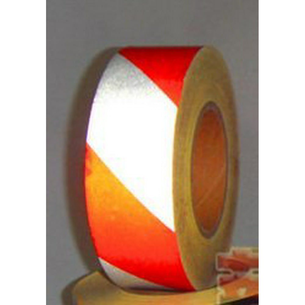 EcoTape 10 Feetx2 Inch Roll Reflective Tape Bike for Trailers Orange