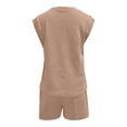 thumbnail image 6 of MuXiKeJi Clothes Women's 2 Piece Lounge Sets 2026 Casual Summer Airport Travel Outfits Oversized Shirts Biker Shorts Matching, 6 of 6