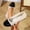 Beige, variant on Women Shoes Women's Flats Slip On Loafers for Women Wide Width Comfortable Ballet Flats Smooth Faux Leather Two Tone Cap Toe Flat Shoes Women Shoes Casual Dress Black White Color Block Daily Walking