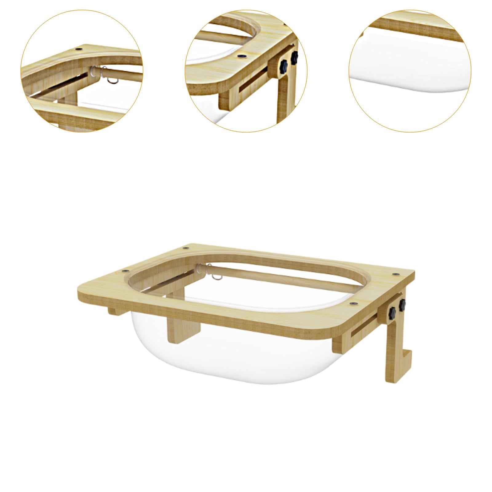 Vaveren Cat Window Hammock Washable Cat Window Perch for Playing Napping Overlooking