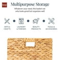 thumbnail image 6 of Best Choice Products 12x12in Hyacinth Baskets, Set of 5 Multipurpose Collapsible Organizers w/ Inserts - Natural, 6 of 8