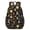 Sun and Mushroom Gothic Pattern, variant on Sun and Planet Gothic Pattern 17" Waterproof Oxford School Backpacks for Teens, S-Shape Padded Straps, for School, Travel, Hiking, Camping
