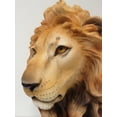 thumbnail image 2 of Large Lion Head Bust - King of the Jungle Statue Sculpture, 2 of 2