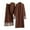 Coffee, variant on Women Abaya M_uslim Prayer Dress Embroidered Sleeves Cardigan Kaftan I_slamic Dubai Robe Casual M_odest Abaya Dress Three Piece Outfit