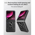 thumbnail image 4 of For Motorola Moto Razr Plus 2023 / Moto Razr 40 Ultra Case Full Body Shockproof Cover with Kickstand - Black, 4 of 5