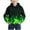 Green, variant on CYRBOKO Boys Graphic Hooded Sweatshirts, Long Sleeve Thermal Comfortable Casual Pullover Tops Blue Size 3-14 T