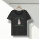 thumbnail image 1 of Camiseta para mujer, ropa de calle, camisetas de manga corta, camisetas cómodas con cuello redondo, camisetas básicas para caminar, desplazarse, viajar gris oscuro Yinane Manga corta, 1 of 8