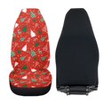 thumbnail image 5 of KUIFORTI Christmas tree Car Seat Covers Flanne Car Seat Covers for Front Seats Elastic Fabrics Full Protection Auto Interior Covers Soft Universal Fit Most Cars SUV, 5 of 7