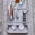 thumbnail image 6 of Joseph Joseph Extend Steel Plus Expandable Dish Rack with Wine Glass Holder, 6 of 9