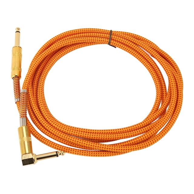 Cable de instrumento de 1/4 de pulgada ANGGREK cable de guitarra estéreo con conector macho de 635 mm