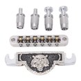 thumbnail image 2 of Guitar Roller Saddle Bridge,6mm Roller Bridge Saddles Tremolo System Bridges Set For, 2 of 8