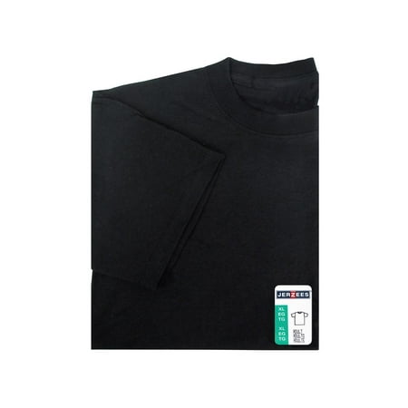 Jerzees Ringer Tee - Jerzees TShirt Adult XLarge Black