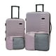 thumbnail image 1 of Maletas y bolsas de viaje Kensie Hillsboro, lila bruñida, 4 unidades, 1 of 6