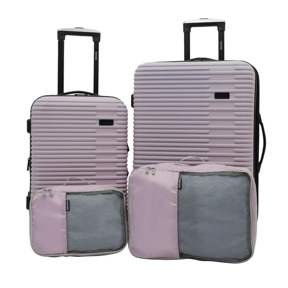 Maletas y bolsas de viaje Kensie Hillsboro, lila bruñida, 4 unidades