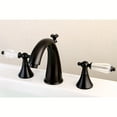 thumbnail image 4 of Kingston Brass Widespread Bathroom Faucets With Oil Rubbed Bronze KS2975WLL, 4 of 5