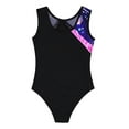 thumbnail image 4 of Sinleey Kids Gymnastics Leotard Athletic Tank Top Leotard for Girls One Piece Ballet Dance Costumes Navy Blue&Hot Pink 14, 4 of 5