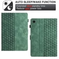 thumbnail image 6 of for Samsung Galaxy Tab A9 8.7" 2023 SM-X110 / SM-X115 Folio Case, Slim PU Leather Case with Adjustable Stand with Pencil Holder and Card Slots Cover for Samsung Galaxy Tab A9 8.7" 2023, Green, 6 of 9