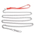 thumbnail image 3 of 10 Pcs 1,6m Chaîne en Métal Robuste pour Chien Chiot Laisse à Clip Poignée Rouge, 3 of 4