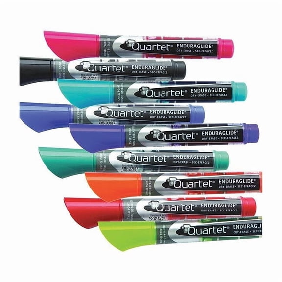 Quartet Dry Erase Markers, Whiteboard Markers, Chisel Tip, (5001-18M) - Assorted