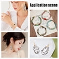 thumbnail image 7 of DIY Charm Bracelet Making Kits Including Stainless Steel Chain Bracelet Makings Glass Beads Brass Links Charms Waxed Cotton Cord Golden, 7 of 7