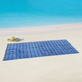 thumbnail image 2 of Mainstays Wavy Stripe Blue Beach Towel, Size 72" x 36", 2 of 6