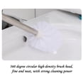 thumbnail image 4 of Djiypn 1-Pack Household Toilet Brush – Stainless Steel Toilet Cleaning Brushes, Durable Plastic Toilet Scrubbers for Bathroom Cleaning, 4 of 9