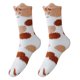 thumbnail image 1 of 1 par de calcetines de lana coral, calcetines con forma de pata de gato, calcetines de felpa, calcetines casuales, 1 of 6