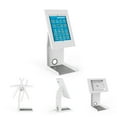 thumbnail image 5 of Anti-Theft Tablet Kiosk with Printer Shelf, 5 of 12