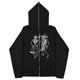 thumbnail image 1 of Sudaderas informales con estampado de calavera Y2k para hombre y mujer, sudaderas con capucha góticas para parejas, sudadera con cremallera de talla grande Harajuku Y2k, 1 of 5