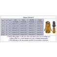 thumbnail image 3 of Women Solid Color Coat Button Down Overcoat Fluffy Jacket Long Sleeve Cardigan Warm Winter Overcoat Windproof Outer Coat, 3 of 6