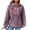Purple womens tops, variant on Gifts Hoodies for Women Winter Womens Plus Size Hooded Sweatshirt Casual Loose Pocket Soft Knitted Pullover Hoodies Tops Fashion Heart Graphics Sweatshirt Sweater