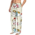 thumbnail image 6 of Hirioo Cute Bull Dog for Women's PJ Pajama Pants Sleep Pants Women's Home Trousers with Pockets,S-3XL-X-Large, 6 of 6