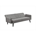 thumbnail image 5 of Sofá cama para dormir de 72 pulgadas - respaldo plegable convertible a cama completa con soporte de taza y mesa desplegable - sofá de ropa de ahorro de espacio para espacios pequeños, 5 of 5
