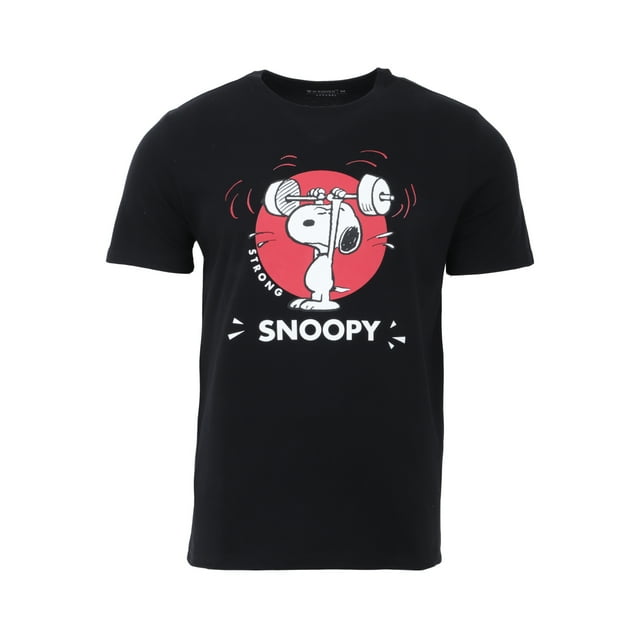 Playera K-Swiss PEANUTS EMIRI Para Hombre Color Negro