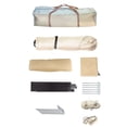 thumbnail image 2 of axGear Camping Tent Tarp Canopy Water Resistant Windproof 4-6 People Easy Setup Pop Up, 2 of 9