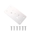 thumbnail image 1 of Agiferg Kit de Réparation de Charnière de Trou d'Armoire Plaque de Réparation en Acier Inoxydable Résistant à la Corrosion Support de Réparation Facile à Installer Charnière, 1 of 2