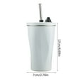 thumbnail image 4 of Usbinx Life 600ml Stainless Straw Travel Tumbler with Flip Lid & Handle, 4 of 4